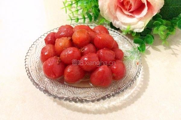 桂花蜜汁圣女果的做法图解7