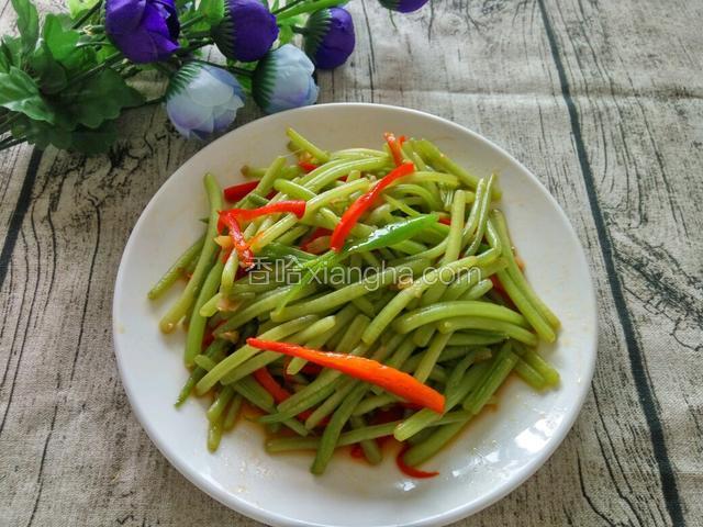 清炒红薯杆