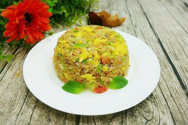 卷心菜炒饭的做法图解16
