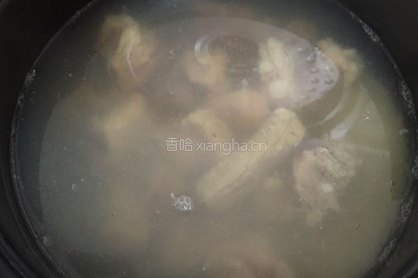 梅菜排骨粥的做法图解4