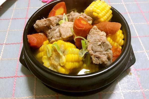 胡萝卜玉米炖排骨的做法图解8