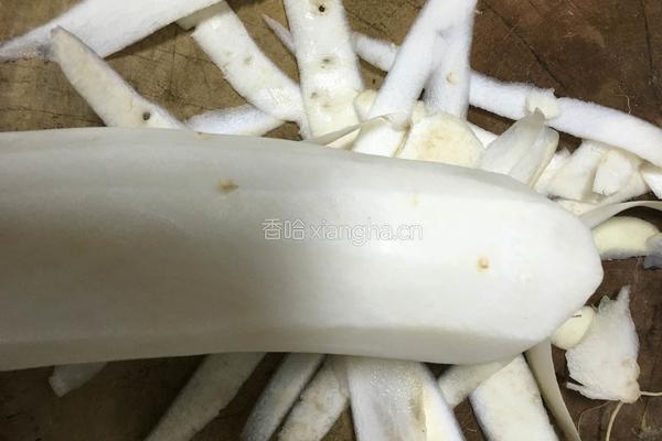 炝拌萝卜丝的做法图解2