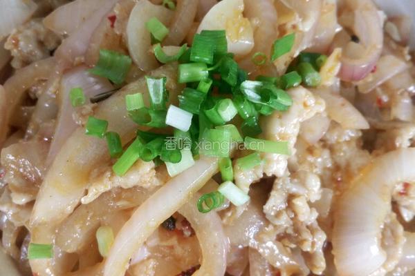 洋葱炒肉的做法图解6