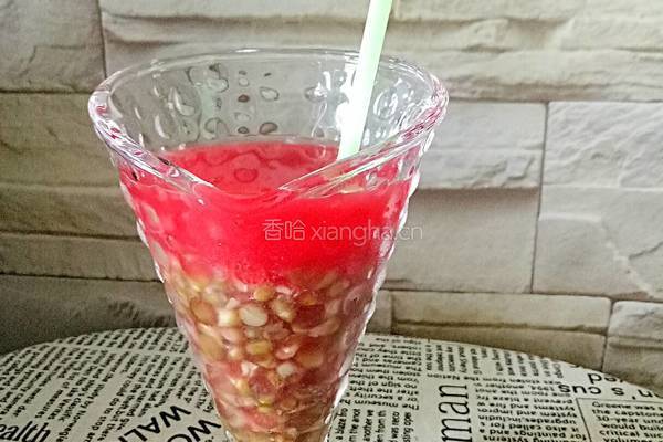 西瓜绿豆冰的做法图解7