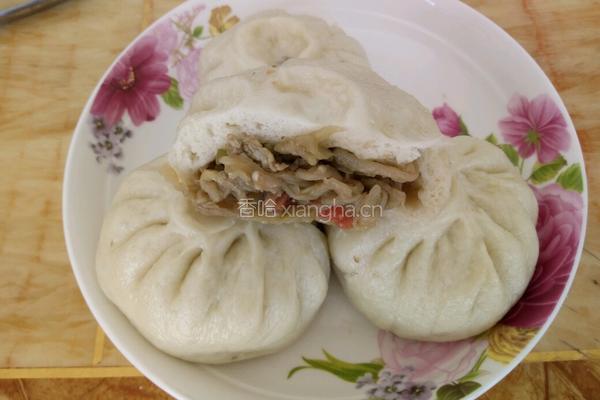 茄子馅包子的做法图解7