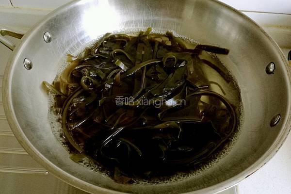 凉拌海带的做法图解3