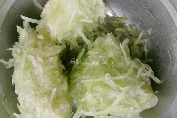 西瓜皮猪肉馄饨的做法图解3