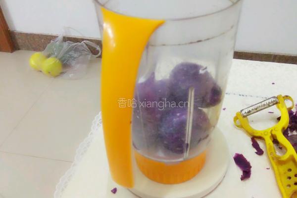 紫薯慕斯的做法图解3