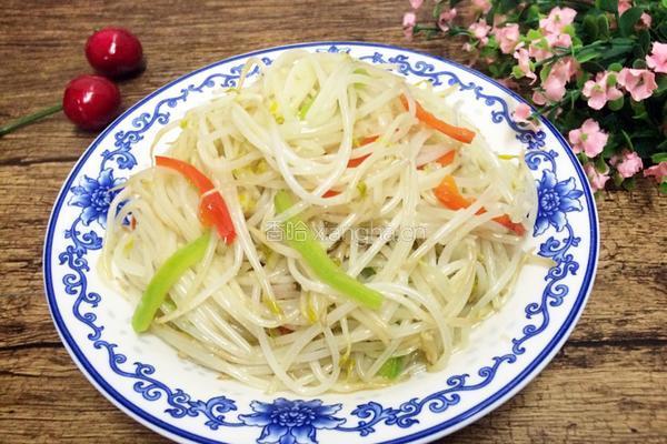 素炒绿豆芽的做法图解6
