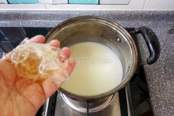 西瓜牛奶布丁的做法图解6