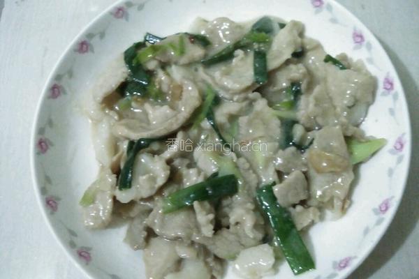 蒜苗猪肉的做法图解9