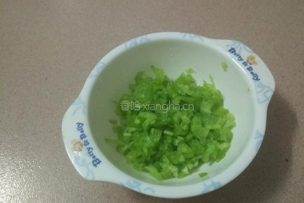 苦瓜厚蛋饼的做法图解2