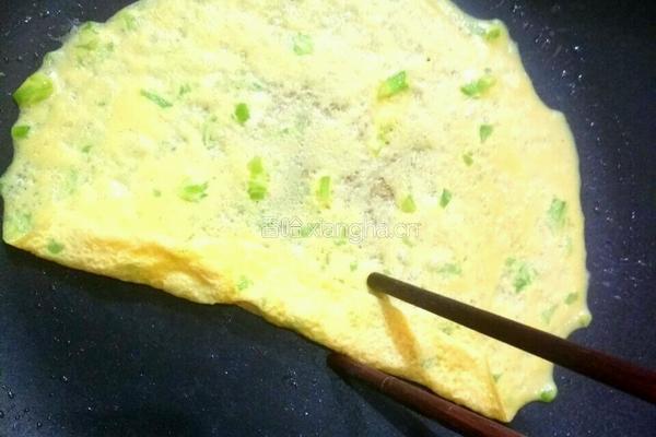 苦瓜厚蛋饼的做法图解7