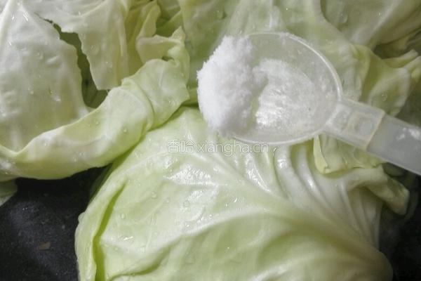 翡翠卷心菜包肉的做法图解13