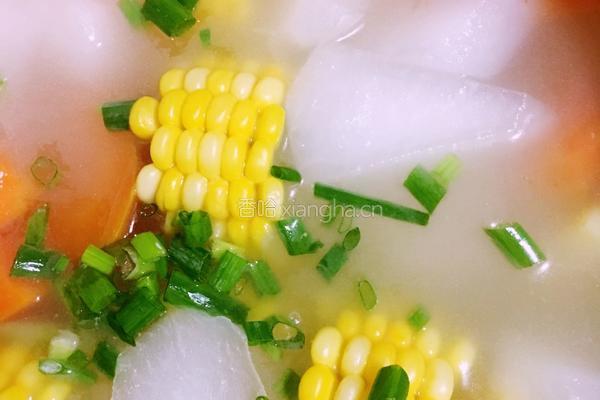 白萝卜版ABC美容瘦身汤的做法图解5