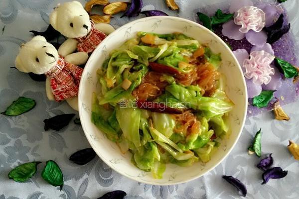 粉丝卷心菜的做法图解7