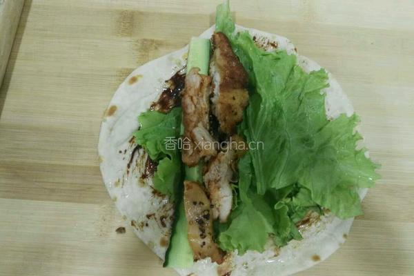 鸡腿肉卷饼的做法图解8