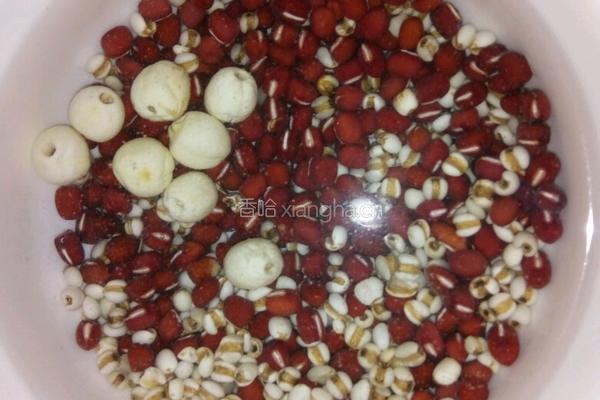 桂圆莲子红豆粥的做法图解1