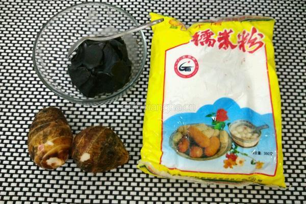 芋头芝麻馅饼的做法图解1