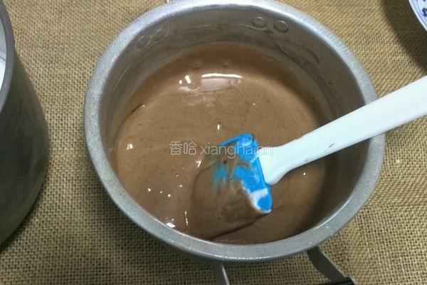 可可戚风蛋糕6寸的做法图解14