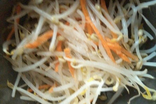 凉拌红油绿豆芽的做法图解8