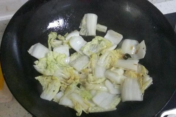 娃娃菜酸辣娃娃菜的做法图解3