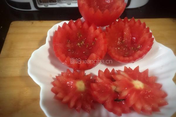 西兰花番茄酿肉的做法图解5