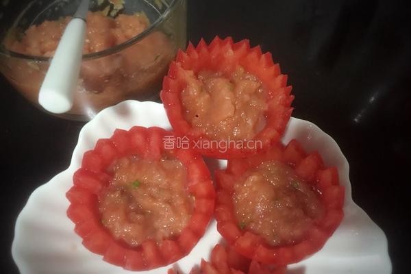 西兰花番茄酿肉的做法图解6