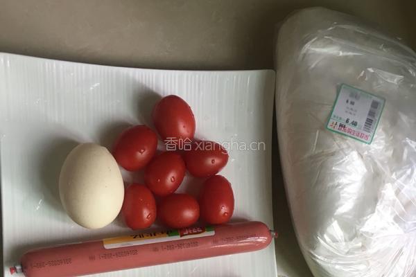 爱心圣女果煎饼的做法图解1
