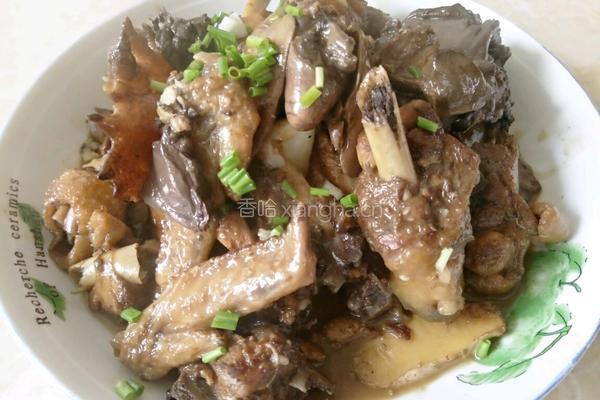 黄焖鸡的做法图解4