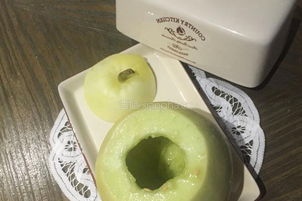 牛奶香瓜抹茶布丁的做法图解2