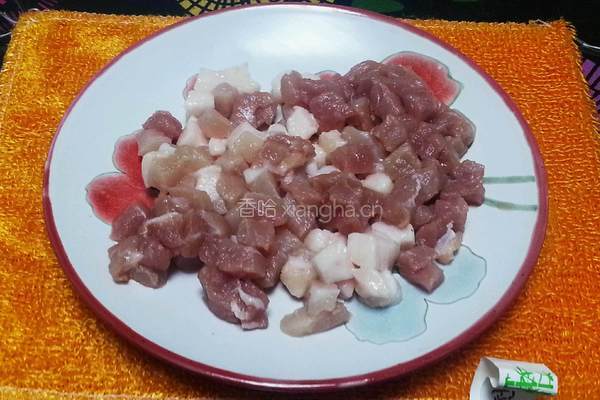 青豆肉丁的做法图解4
