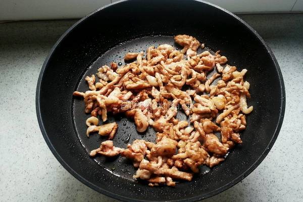 豆角丝炒肉的做法图解7