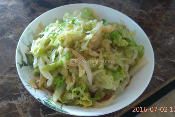 凉拌卷心菜的做法图解5