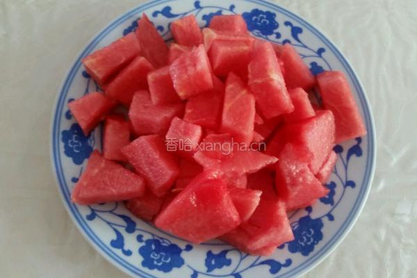 兰香子西瓜汁的做法图解3