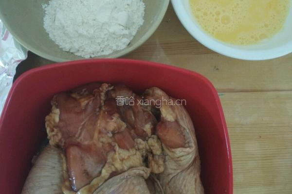 无油香酥烤鸡腿的做法图解1