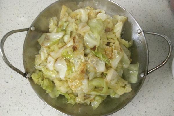油冒卷心菜的做法图解6
