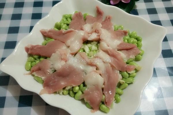 鲜猪肉蒸毛豆的做法图解7