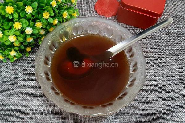 黑糖桂圆鸡蛋汤的做法图解3