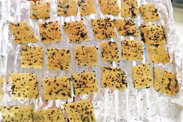 芝麻海苔苏打饼干的做法图解9