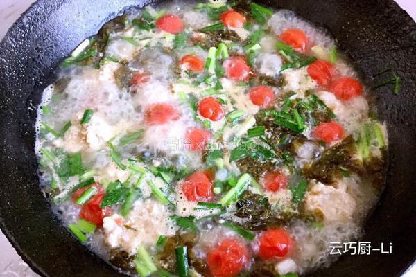 圣女果肉丸汤的做法图解14