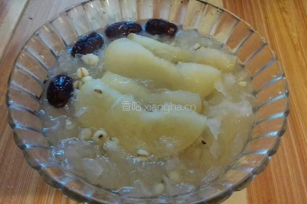 雪梨银耳薏米羹的做法图解8