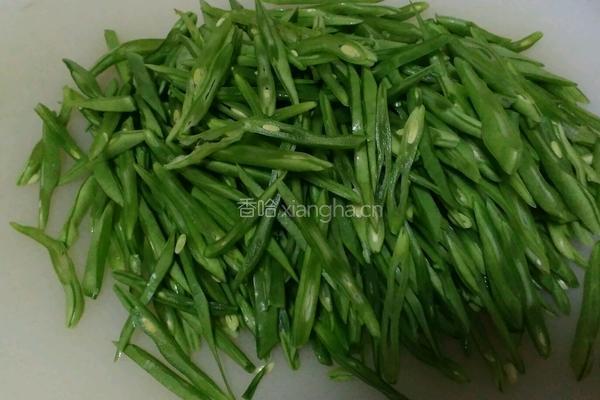 肉丝豆角丝的做法图解2