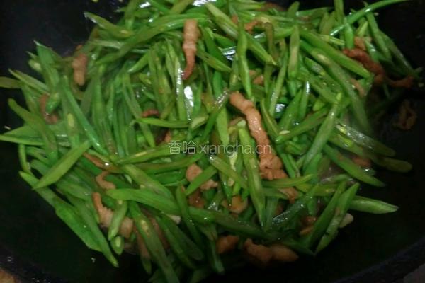 肉丝豆角丝的做法图解9