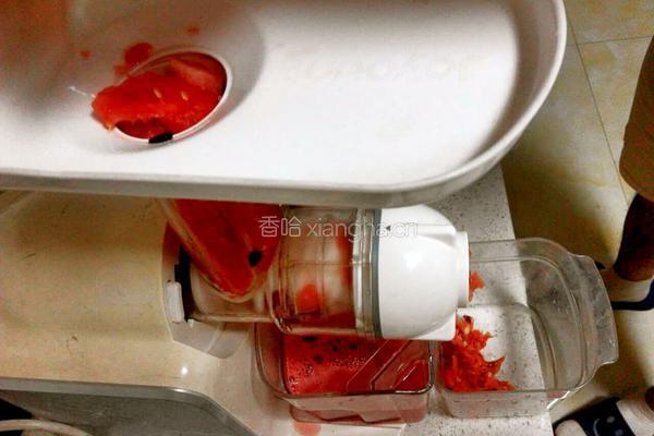 西瓜汁儿的做法图解2