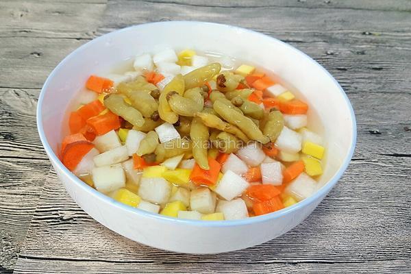 小米椒泡三丁的做法图解4