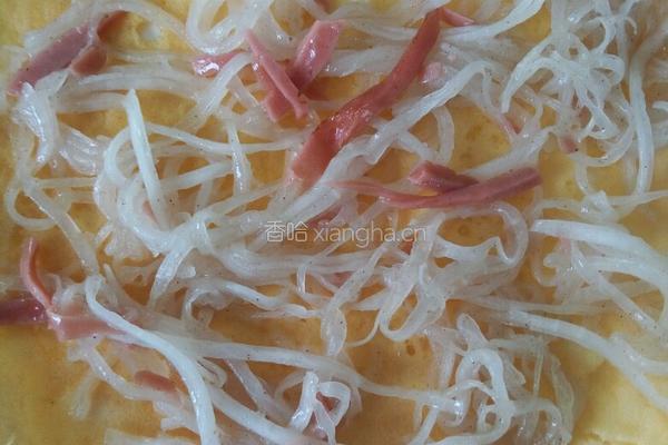 白萝卜蛋卷的做法图解8