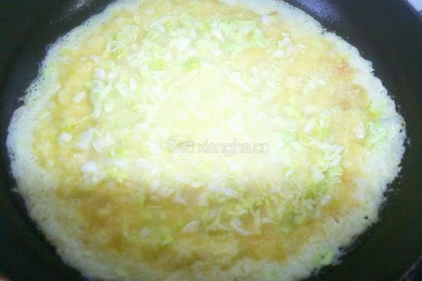 卷心菜鸡蛋饼的做法图解8