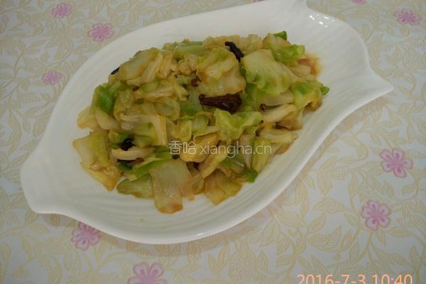 炝拌卷心菜的做法图解6