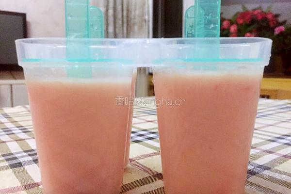 西瓜牛奶冰棍的做法图解9